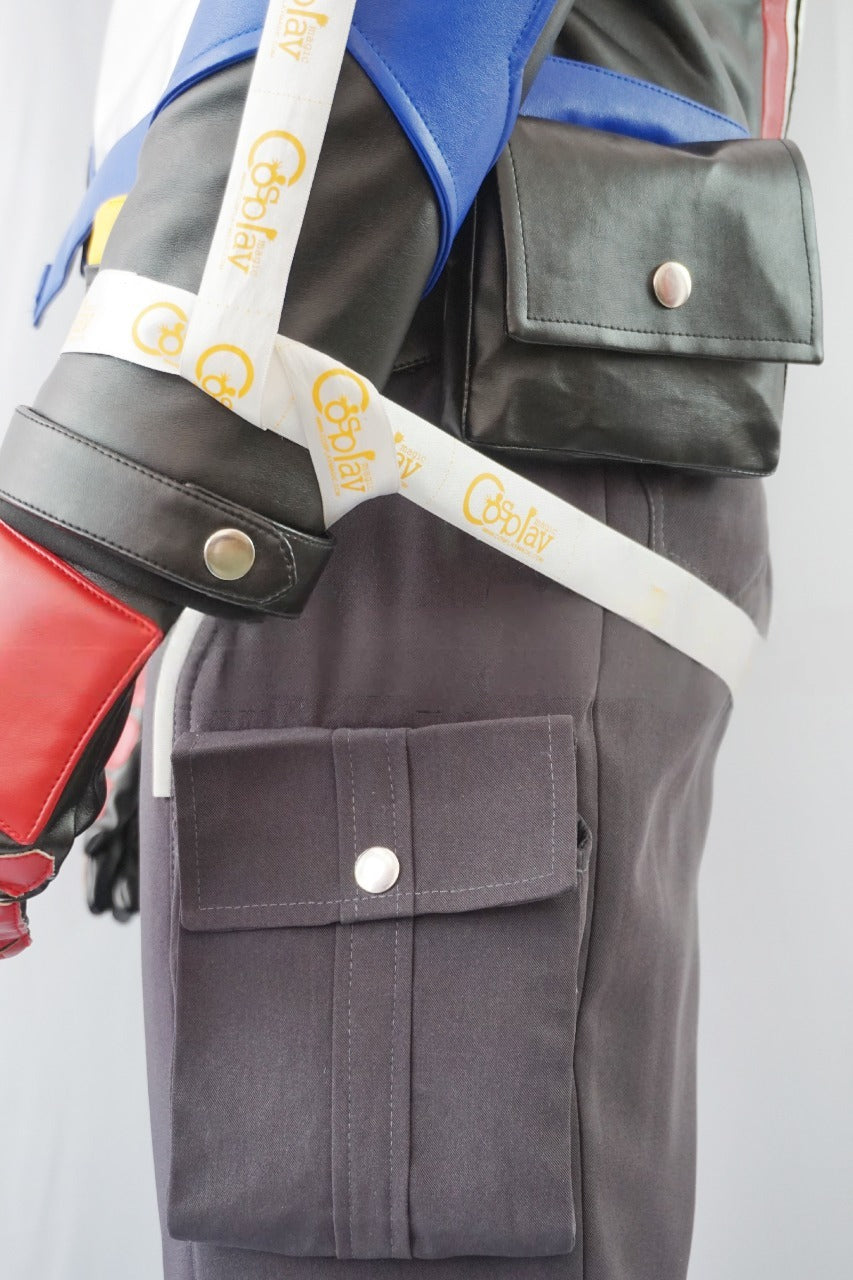 Soldier 76 Black Blue Cosplay Costume From Yinocosplay.com