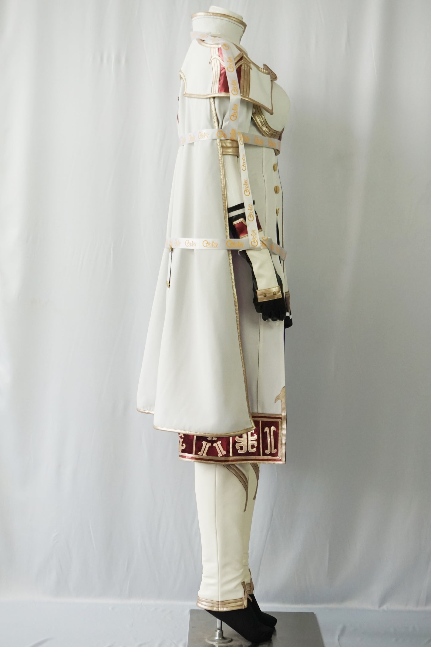 Celica White and Purple Warrior Cosplay Costume From Yinocosplay.com