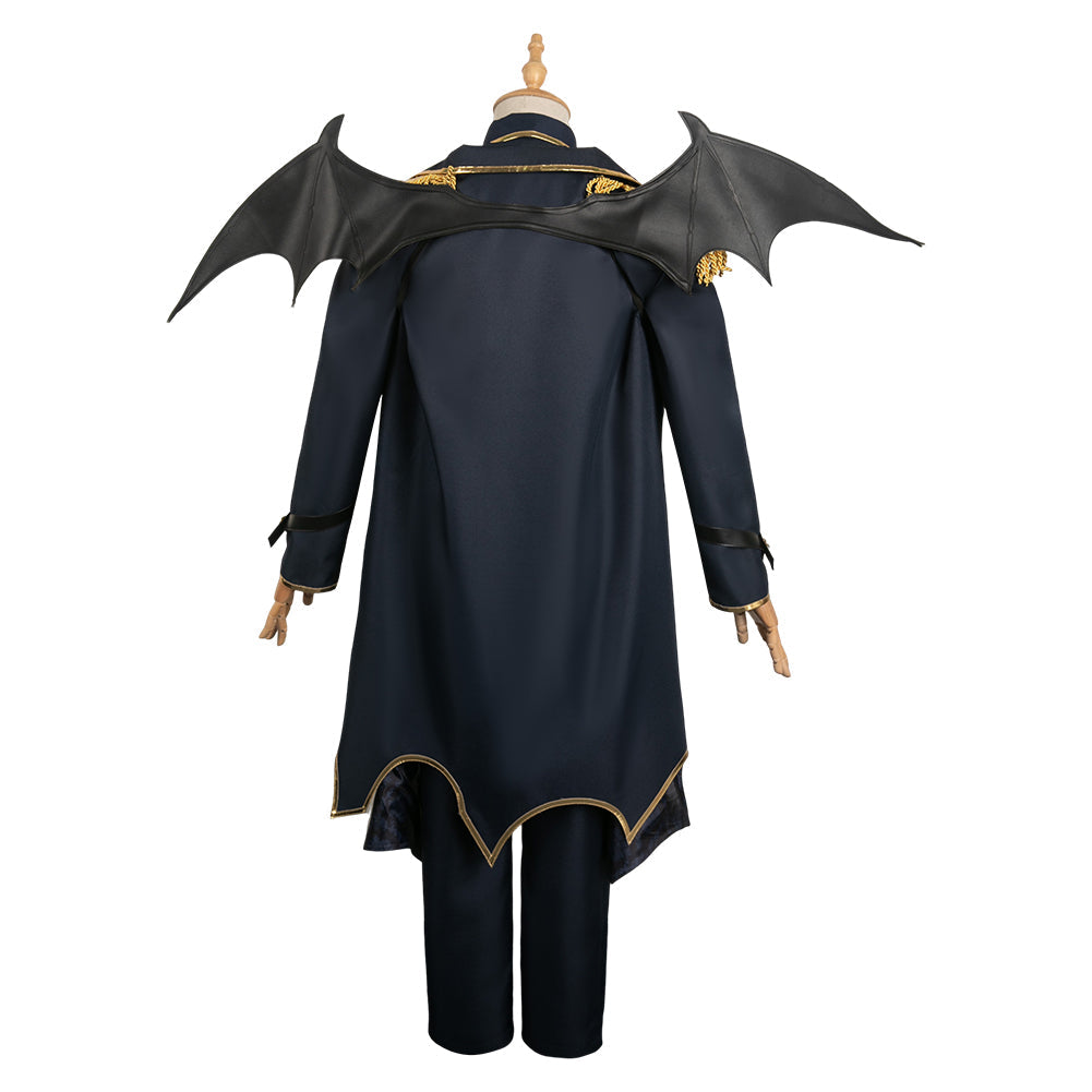 Blue Lock Nagi Seishiro Dark Blue Devil Outfit Party Carnival Halloween Cosplay Costume From Yinocosplay.com