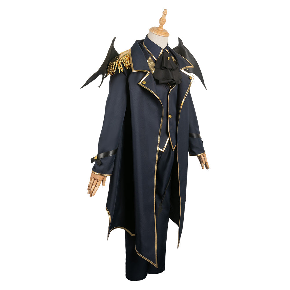 Blue Lock Nagi Seishiro Dark Blue Devil Outfit Party Carnival Halloween Cosplay Costume From Yinocosplay.com