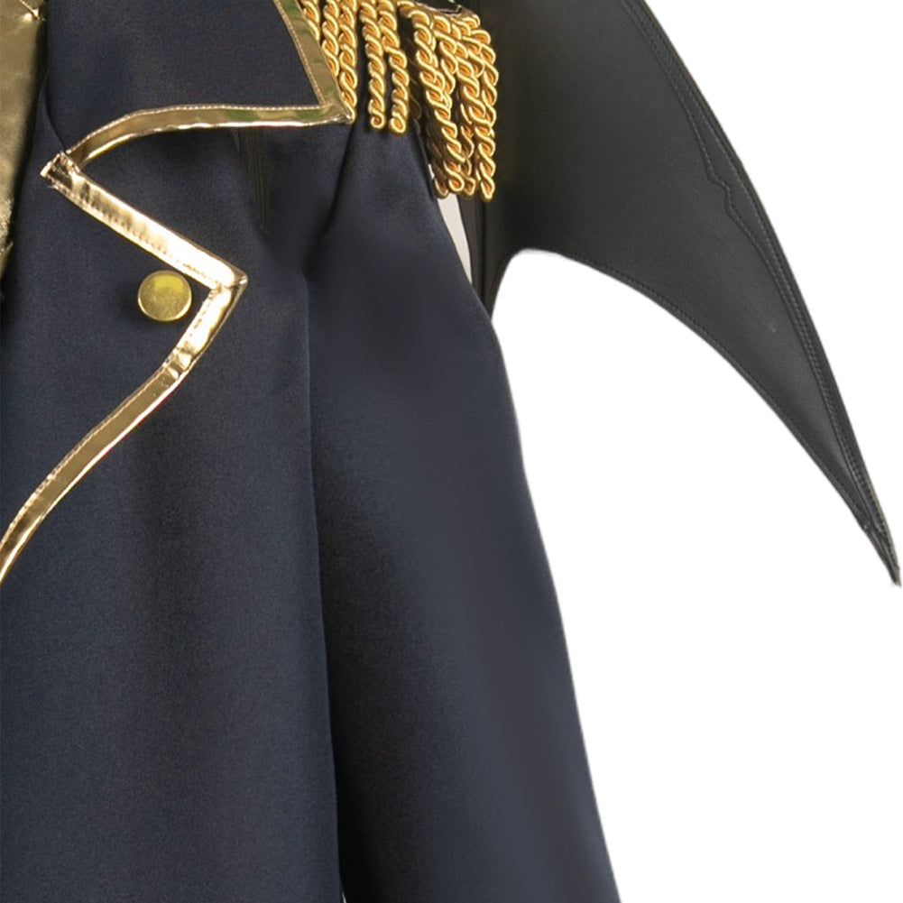 Blue Lock Nagi Seishiro Dark Blue Devil Outfit Party Carnival Halloween Cosplay Costume From Yinocosplay.com
