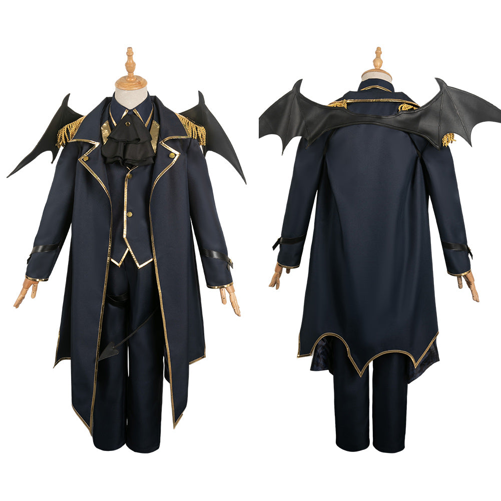 Blue Lock Nagi Seishiro Dark Blue Devil Outfit Party Carnival Halloween Cosplay Costume From Yinocosplay.com