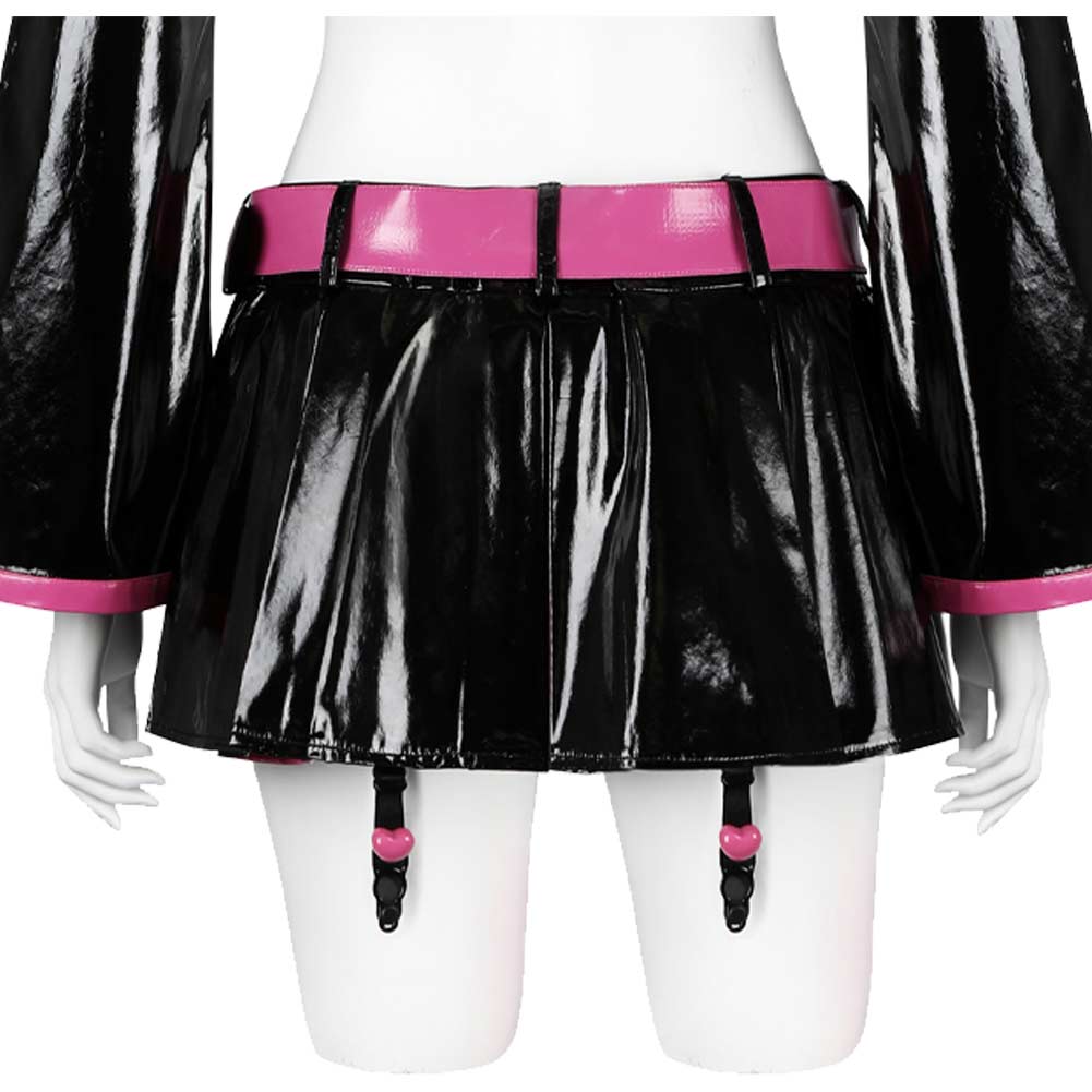 2.5 Dimensional Seduction Mikari Tachibana Women Black Pink Dress Set Cosplay Costume From Yinocosplay.com
