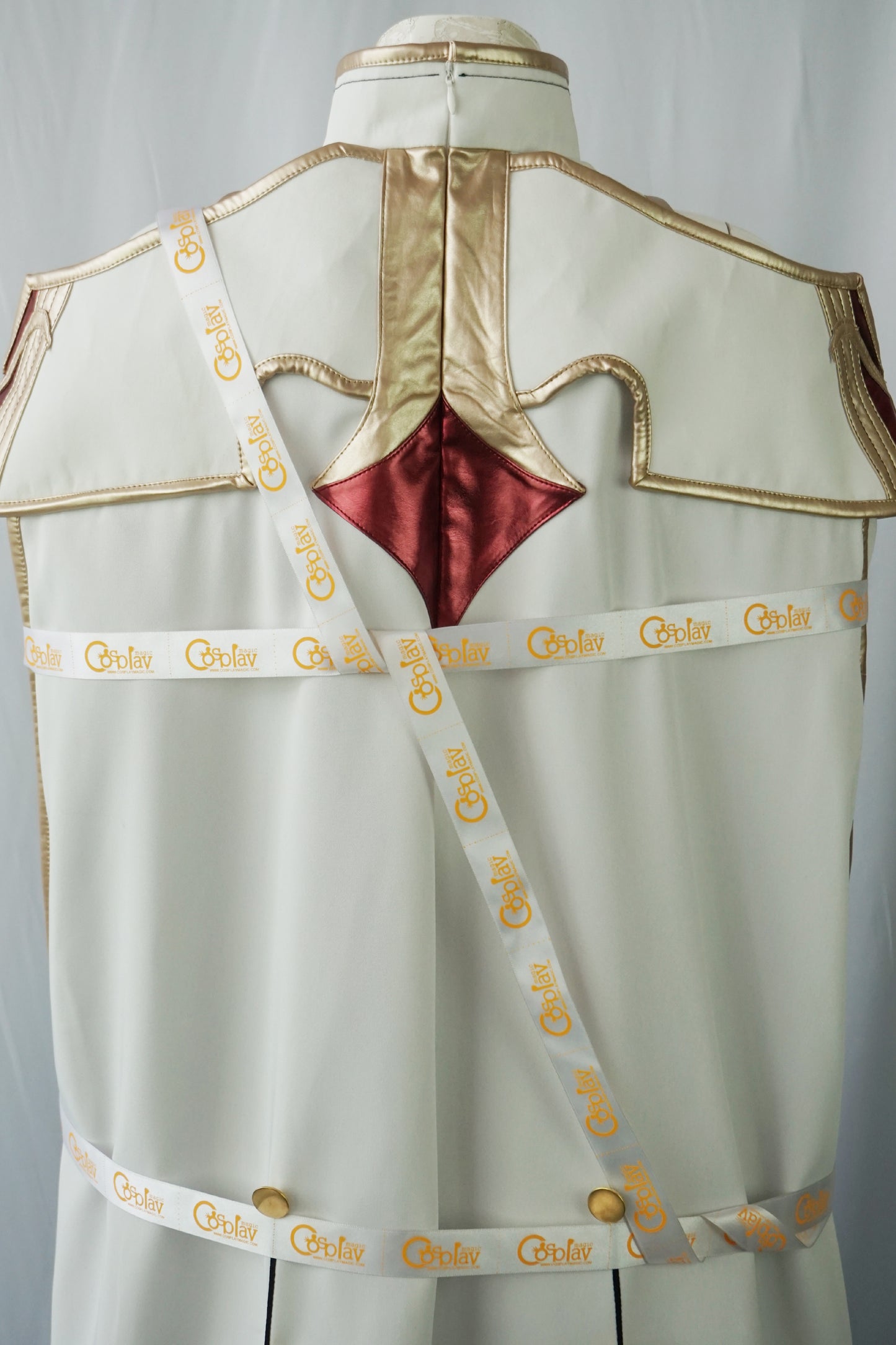 Celica White and Purple Warrior Cosplay Costume From Yinocosplay.com