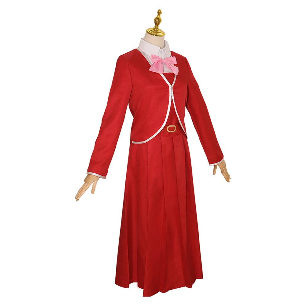 Mysterious Disappearances Oto Adashino Women Red Dress Party Carnival Halloween Cosplay Costume From Yinocosplay.com