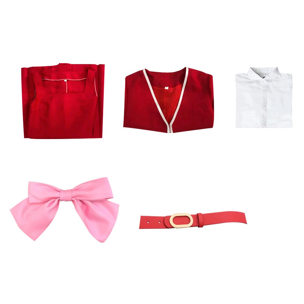 Mysterious Disappearances Oto Adashino Women Red Dress Party Carnival Halloween Cosplay Costume From Yinocosplay.com