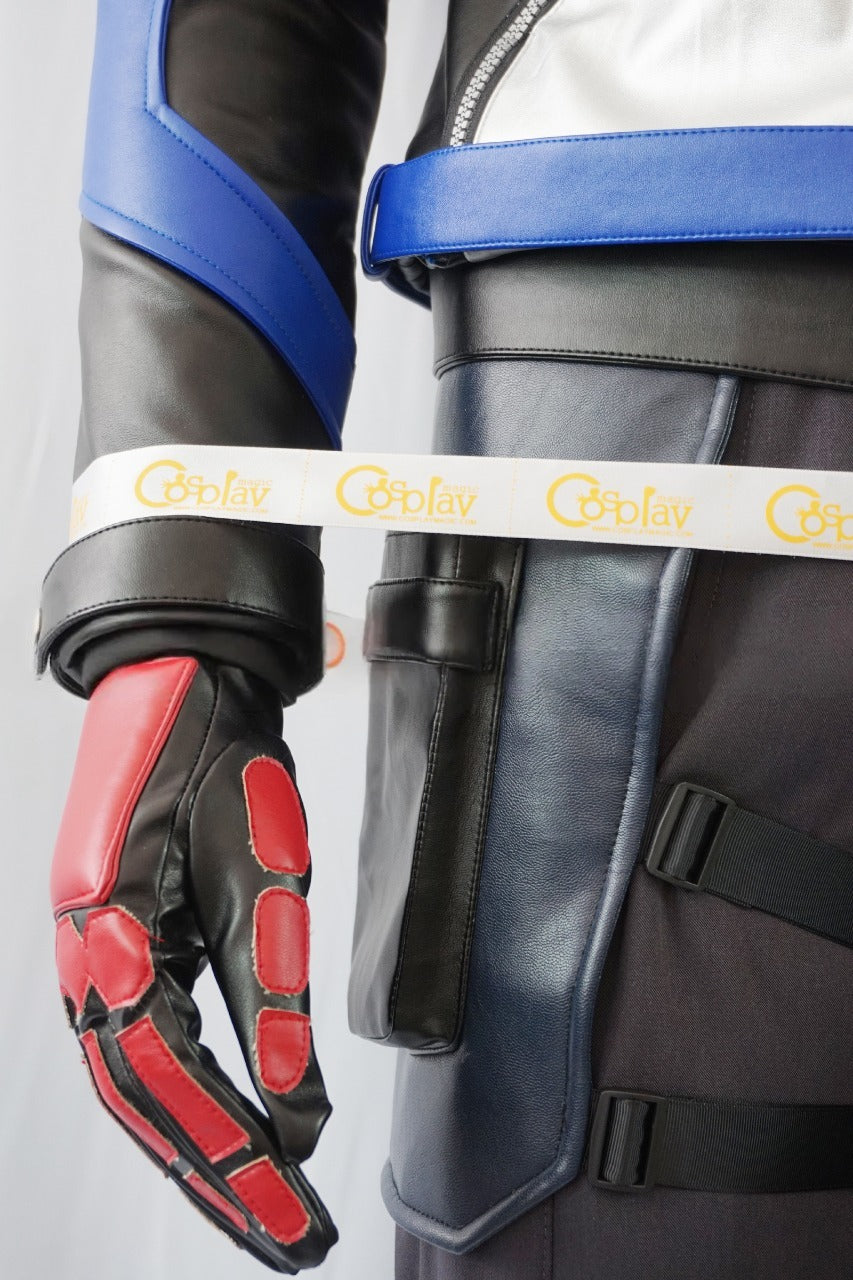 Soldier 76 Black Blue Cosplay Costume From Yinocosplay.com