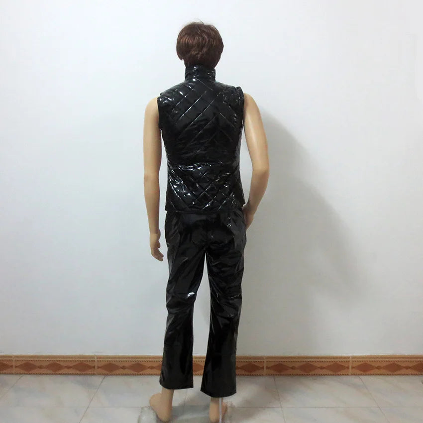 Mello Mihael Keehl Black Quilted Cosplay Outfit From Yinocosplay.com