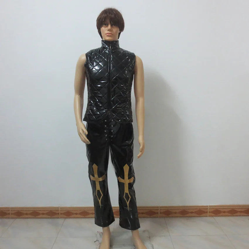 Mello Mihael Keehl Black Quilted Cosplay Outfit From Yinocosplay.com