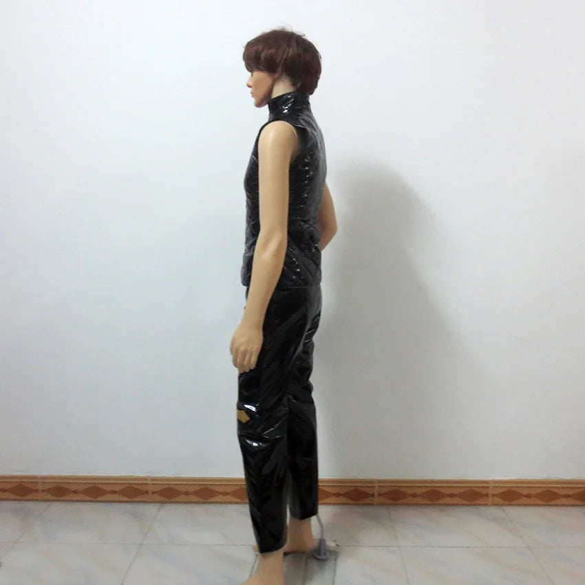 Mello Mihael Keehl Black Quilted Cosplay Outfit From Yinocosplay.com