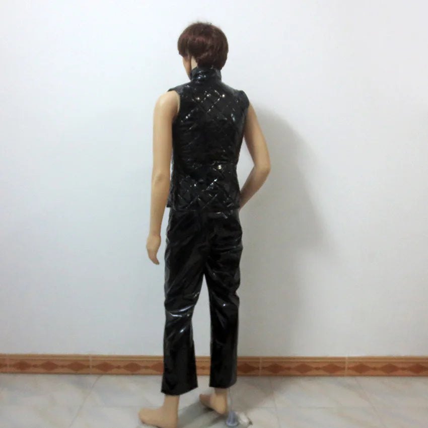 Mello Mihael Keehl Black Quilted Cosplay Outfit From Yinocosplay.com