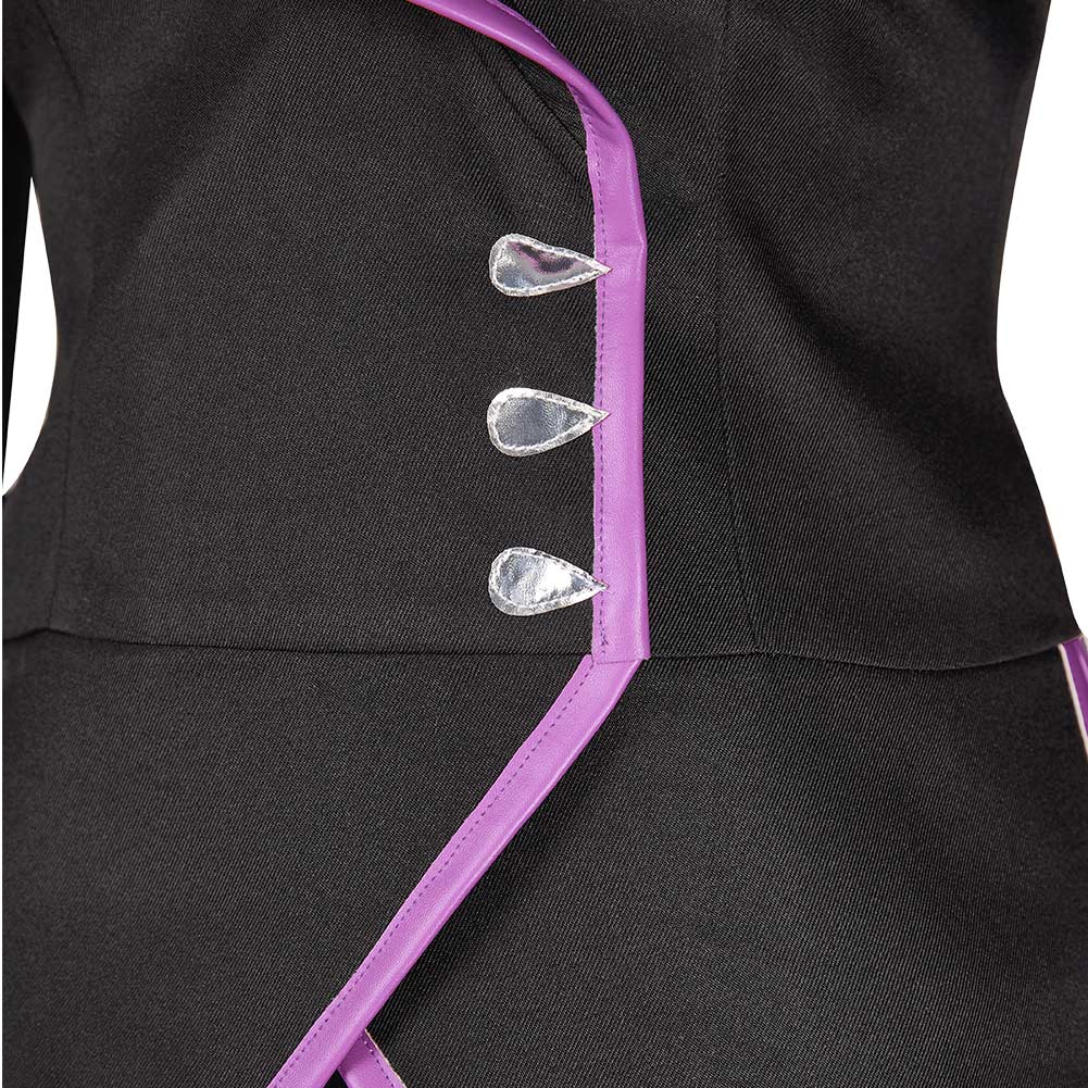 Agatha Women Black Purple Witch Outfit Cosplay Costume From Yinocosplay.com
