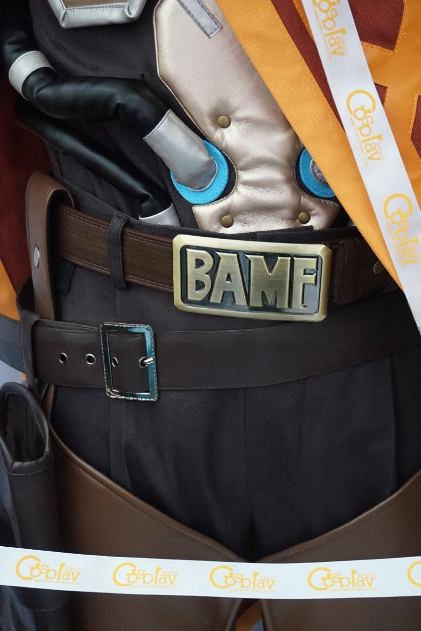 McCree Brown Red Cosplay Costume From Yinocosplay.com