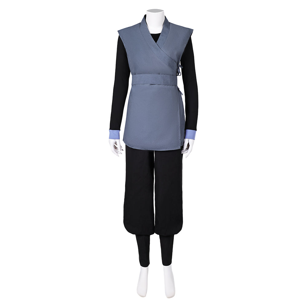 Barriss Offee Women Grey Top Pants Full Set Party Carnival Halloween Cosplay Costume From Yinocosplay.com