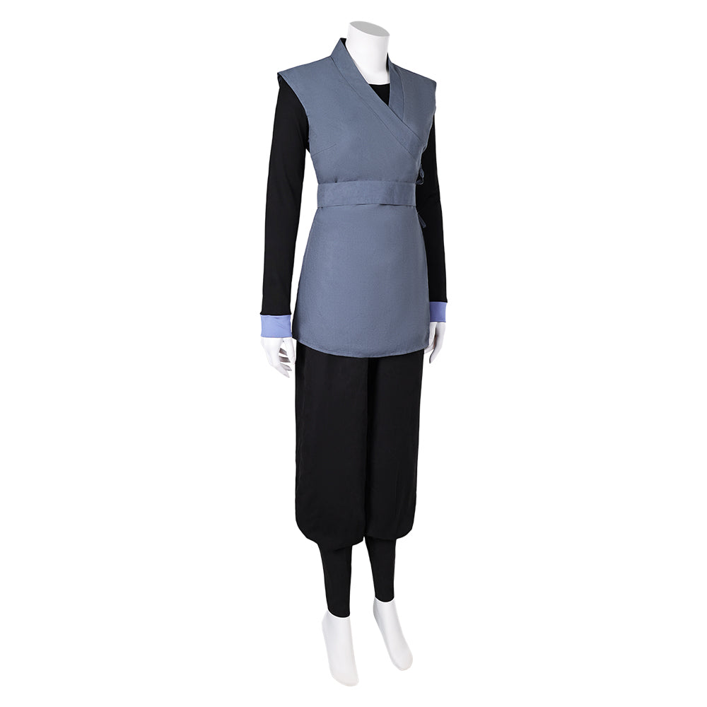 Barriss Offee Women Grey Top Pants Full Set Party Carnival Halloween Cosplay Costume From Yinocosplay.com