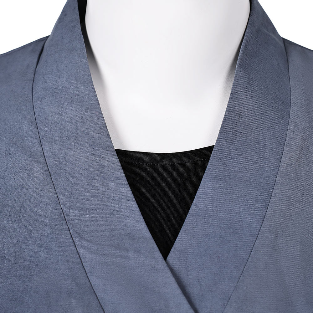 Barriss Offee Women Grey Top Pants Full Set Party Carnival Halloween Cosplay Costume From Yinocosplay.com