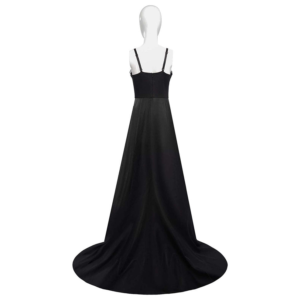 Beetlejuice 2024 Astrid Deetz Women Gothic Black Dress Party Carnival Halloween Cosplay Costume From Yinocosplay.com