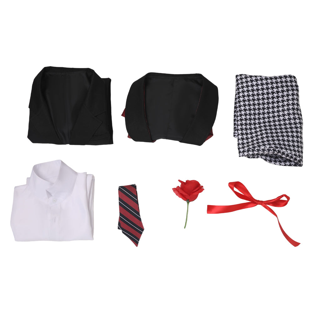 Black Butler Season 4: Public School Arc Edgar Redmond Black Outfit Party Carnival Halloween Cosplay Costume From Yinocosplay.com