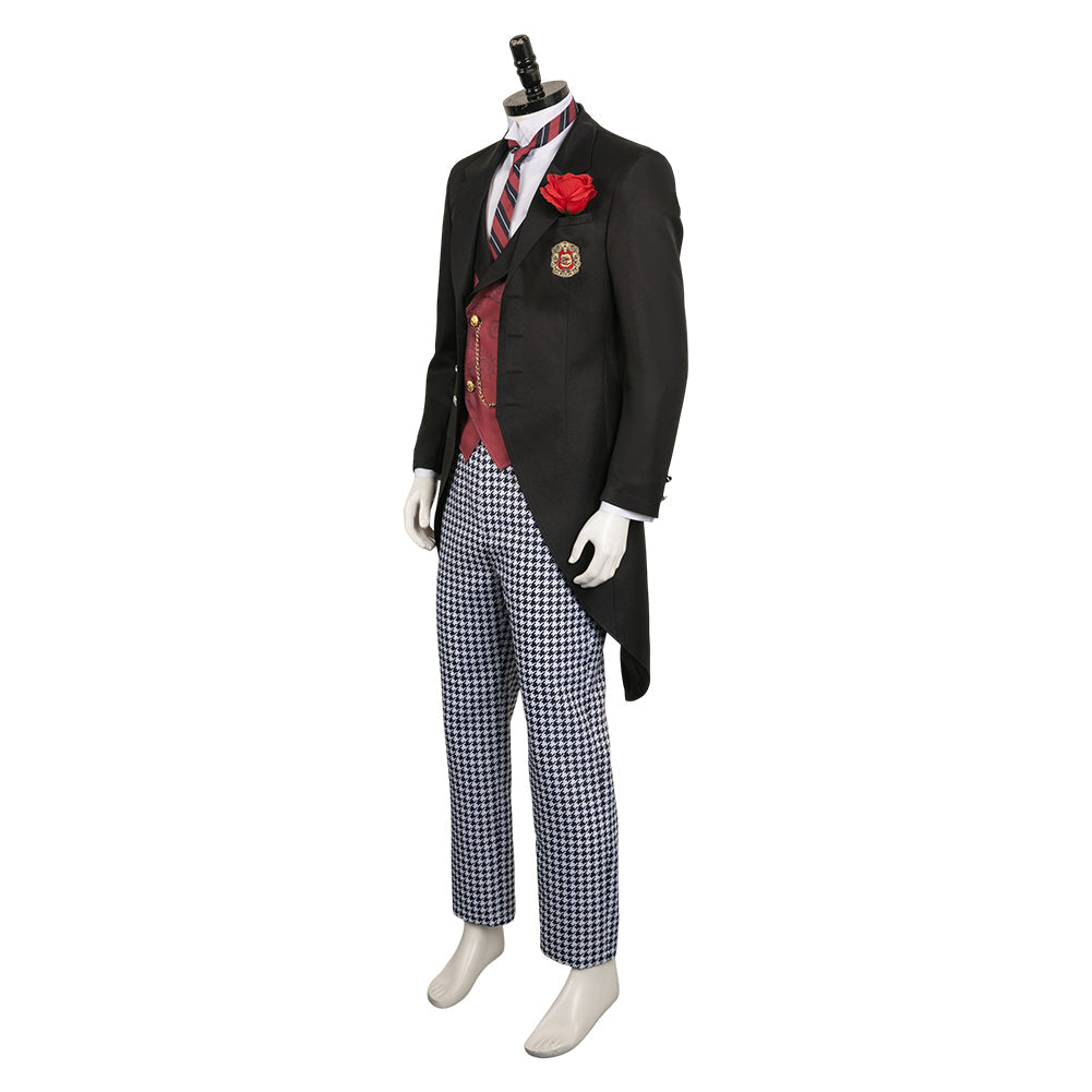 Black Butler Season 4: Public School Arc Edgar Redmond Black Outfit Party Carnival Halloween Cosplay Costume From Yinocosplay.com