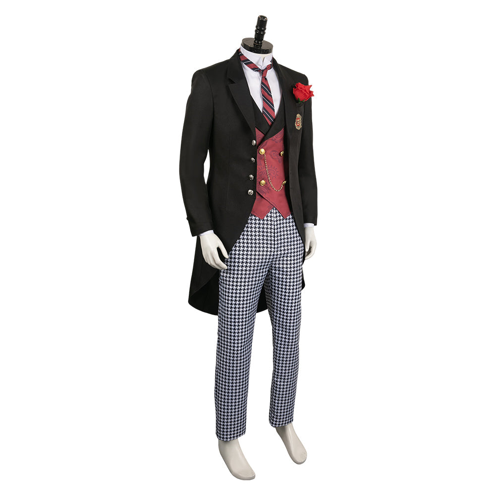 Black Butler Season 4: Public School Arc Edgar Redmond Black Outfit Party Carnival Halloween Cosplay Costume From Yinocosplay.com