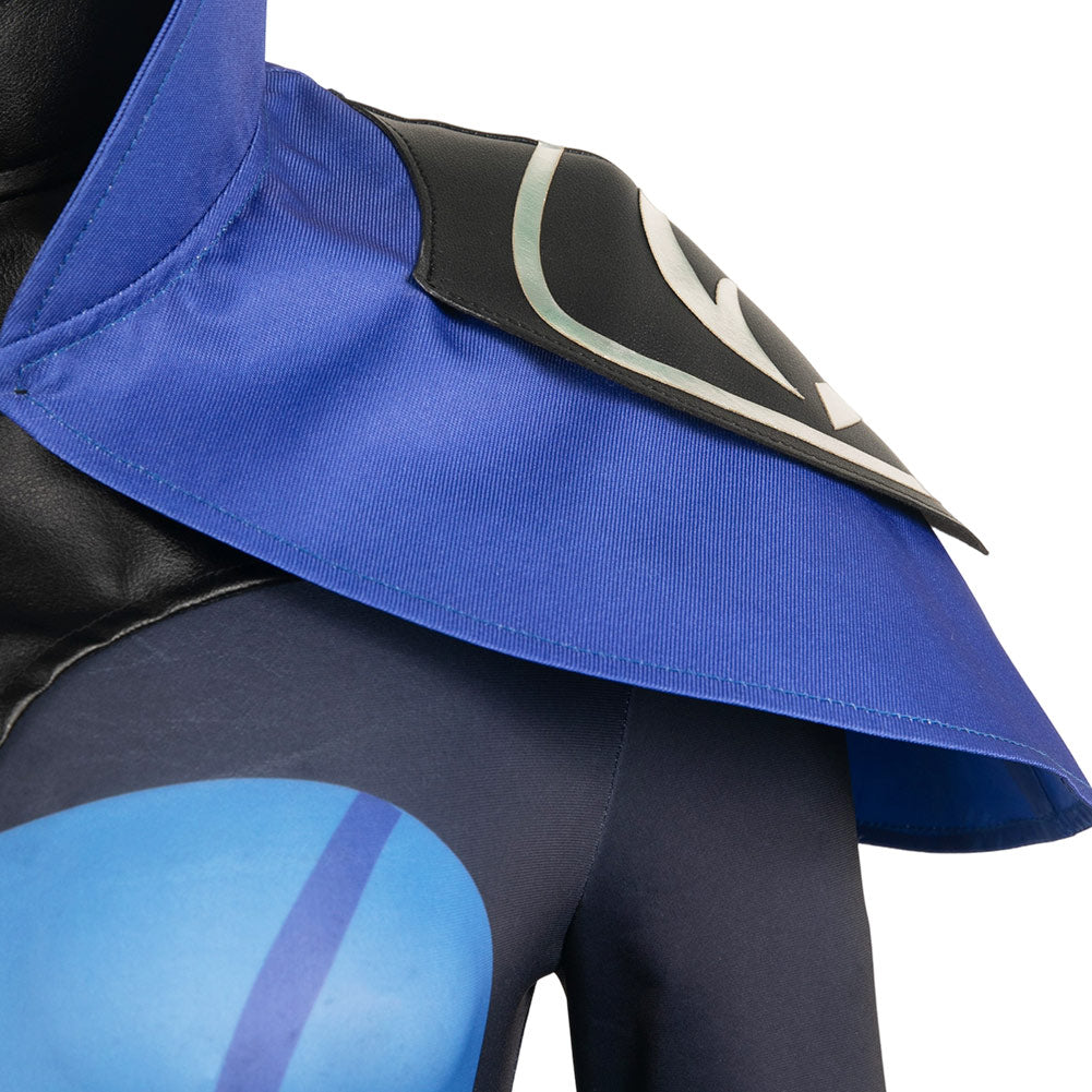 Luna Women Blue Jumpsuit Cosplay Costume From Yinocosplay.com