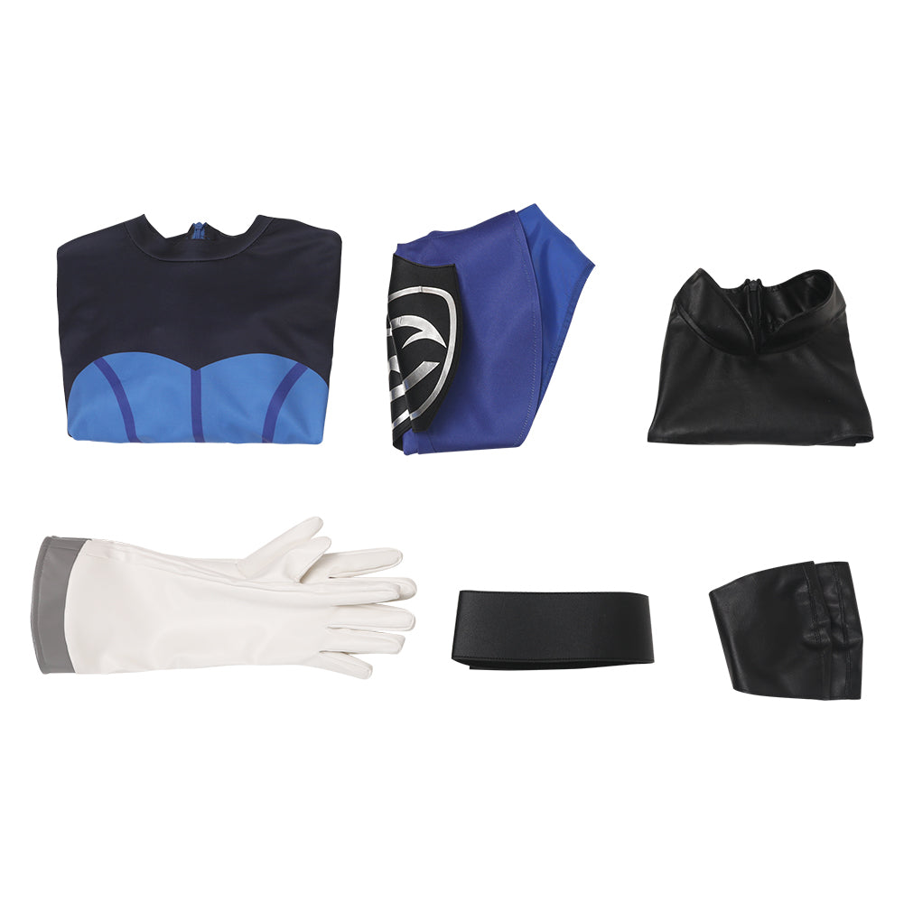 Luna Women Blue Jumpsuit Cosplay Costume From Yinocosplay.com