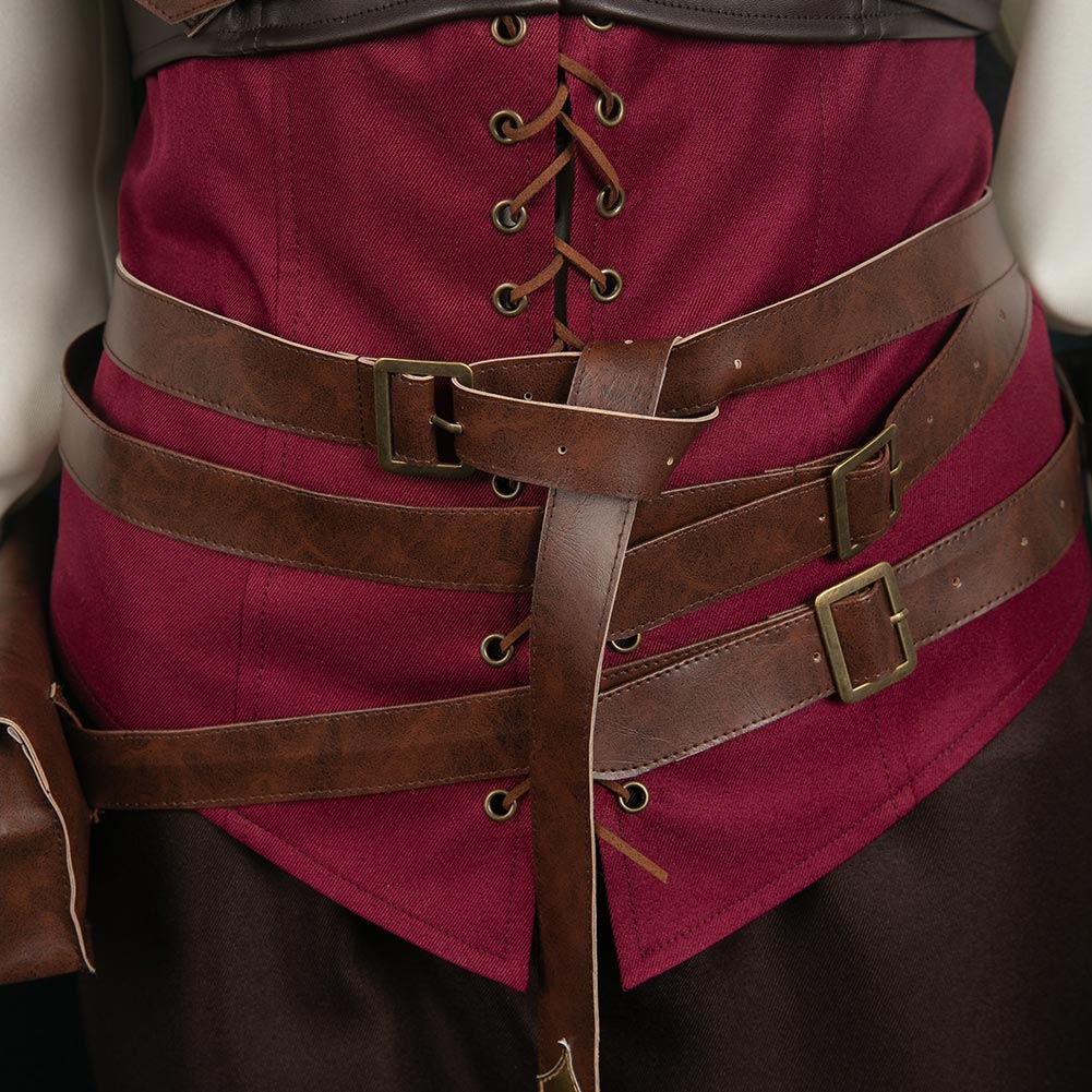Ulrika Women Brown Outfit Cosplay Costume From Yinocosplay.com