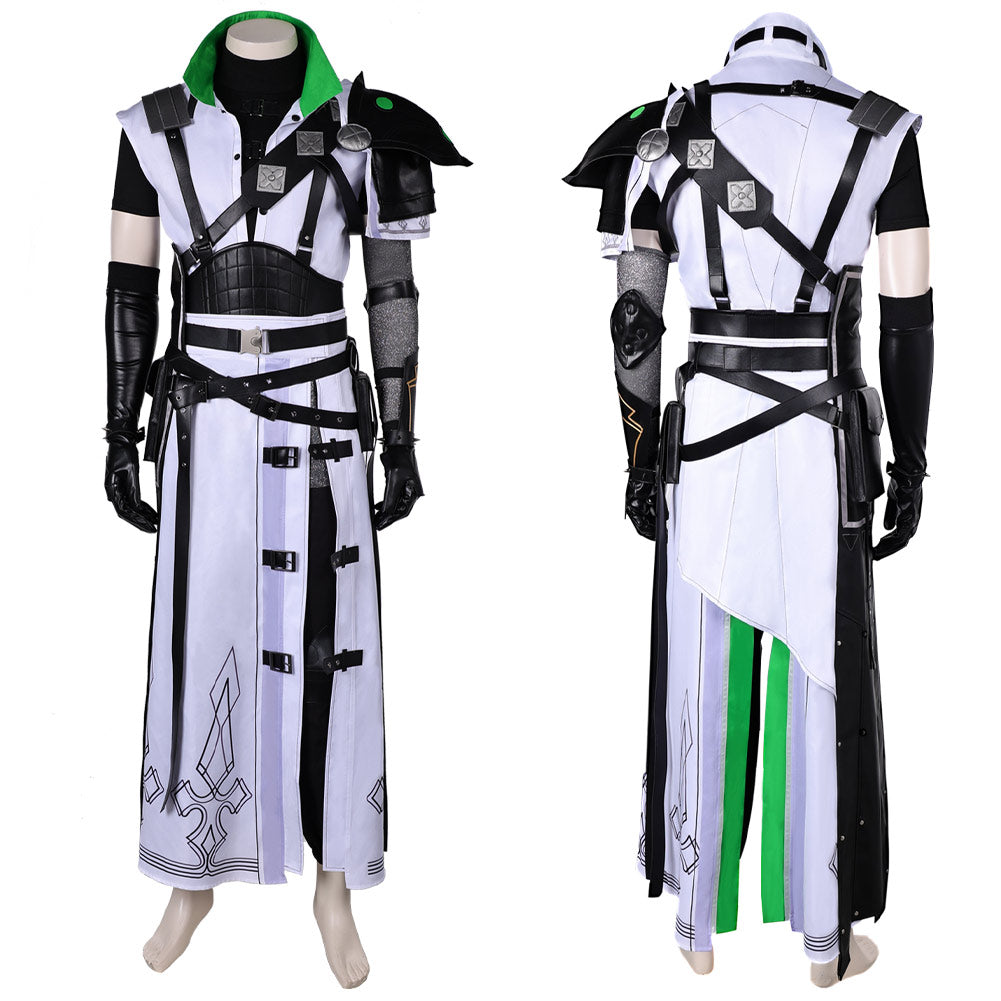 Final Fantasy Cloud Strife White Costume Party Carnival Halloween Cosplay Costume From Yinocosplay.com