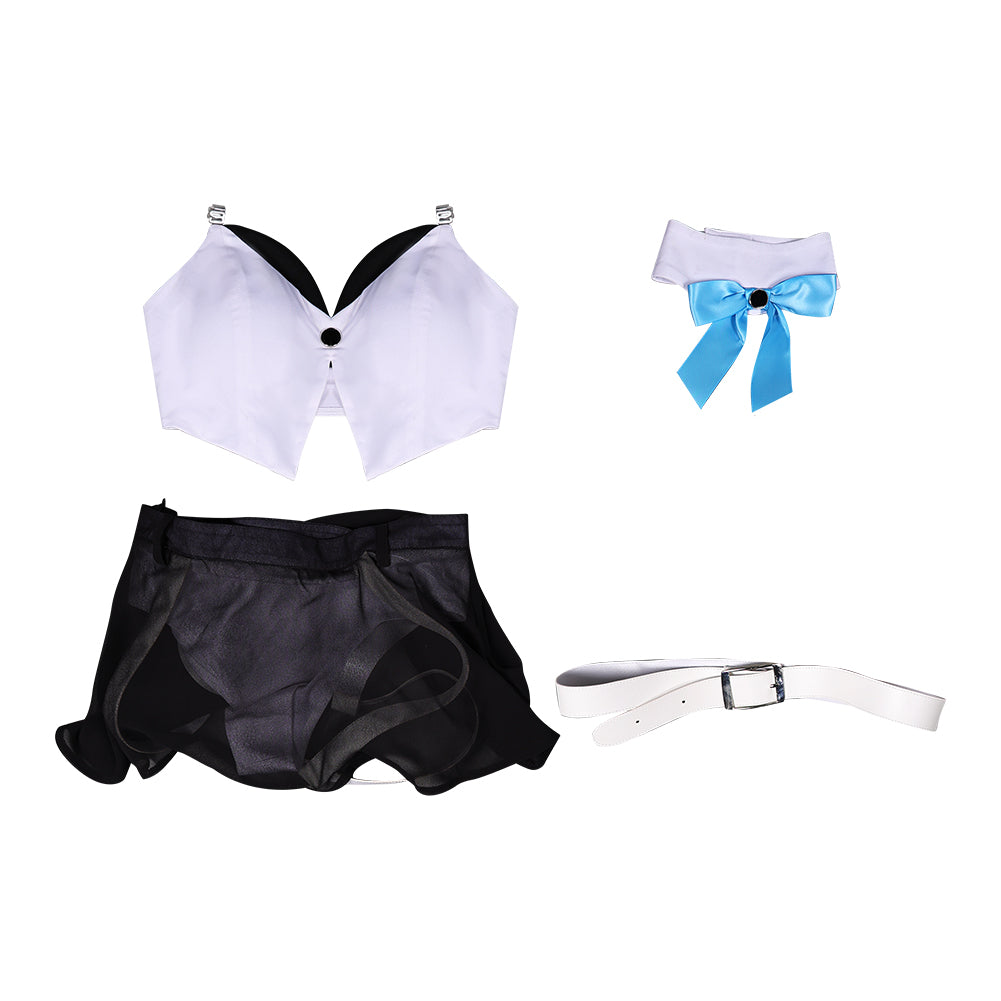 Final Fantasy VII Tifa Lockhart Women White Sexy Swimsuit Cosplay Costume Original Design From Yinocosplay.com