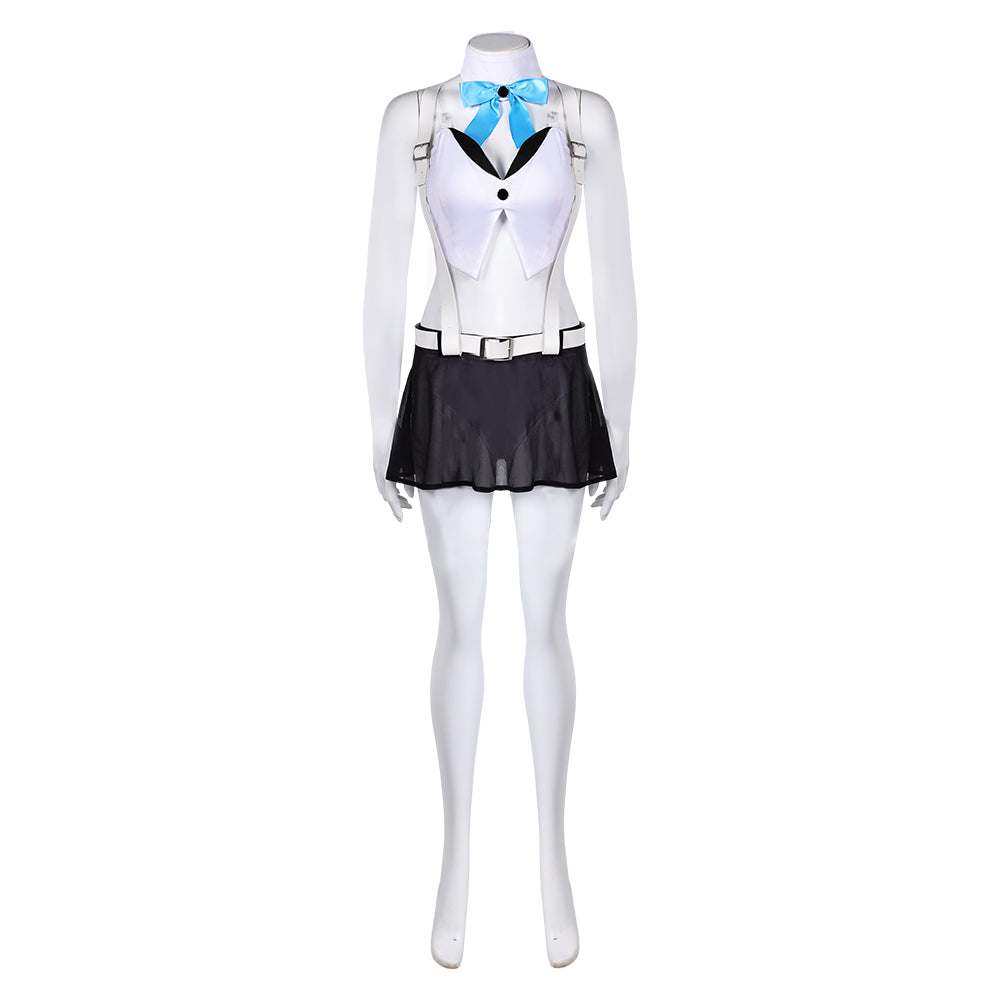 Final Fantasy VII Tifa Lockhart Women White Sexy Swimsuit Cosplay Costume Original Design From Yinocosplay.com