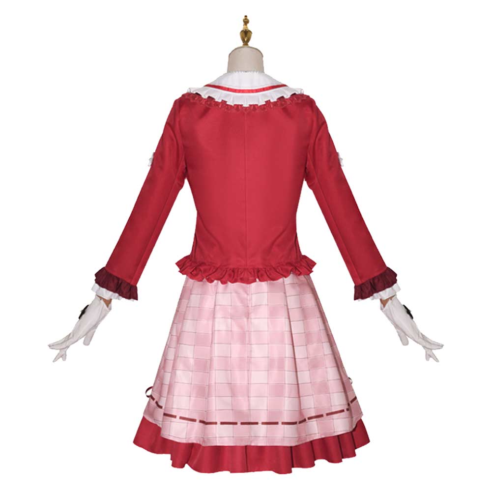 Genshin Impact Sangonomiya Kokomi Women Red Dress Party Carnival Halloween Cosplay Costume From Yinocosplay.com