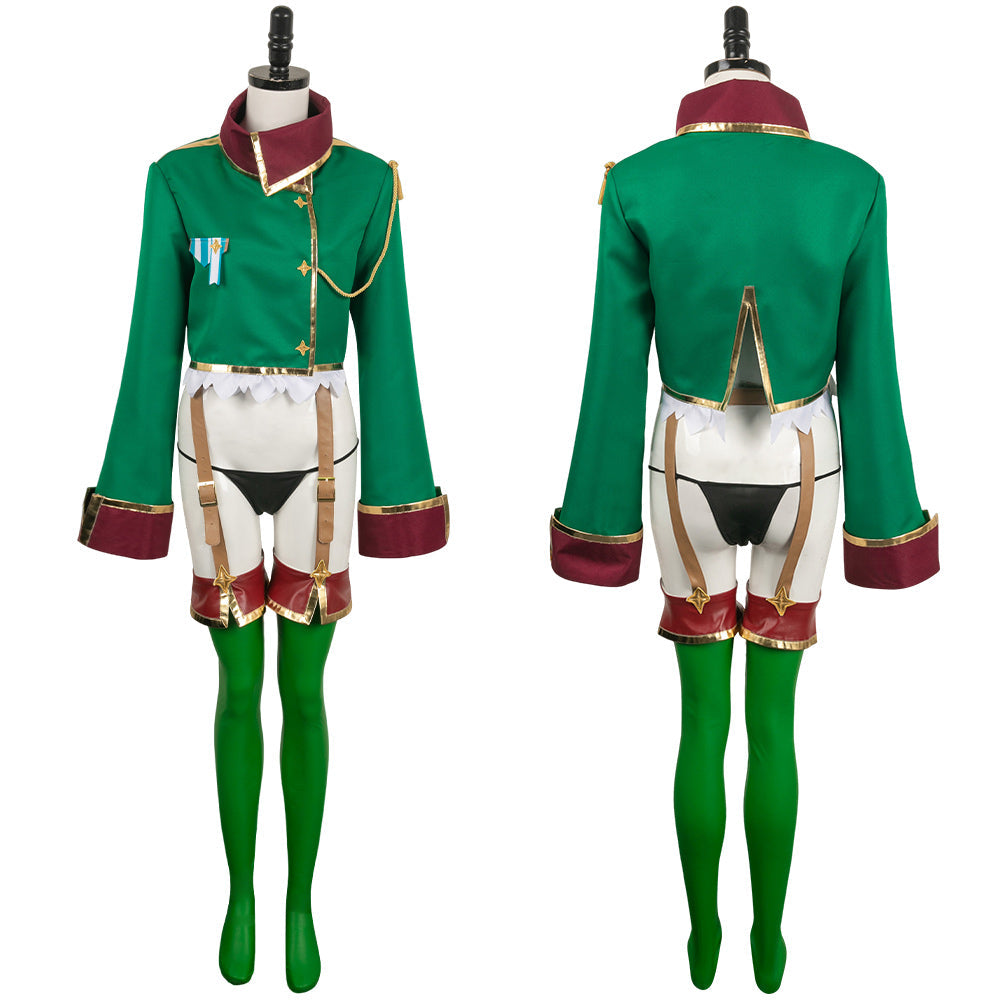 Araga Kiwi Women Green Outfit Cosplay Costume From Yinocosplay.com