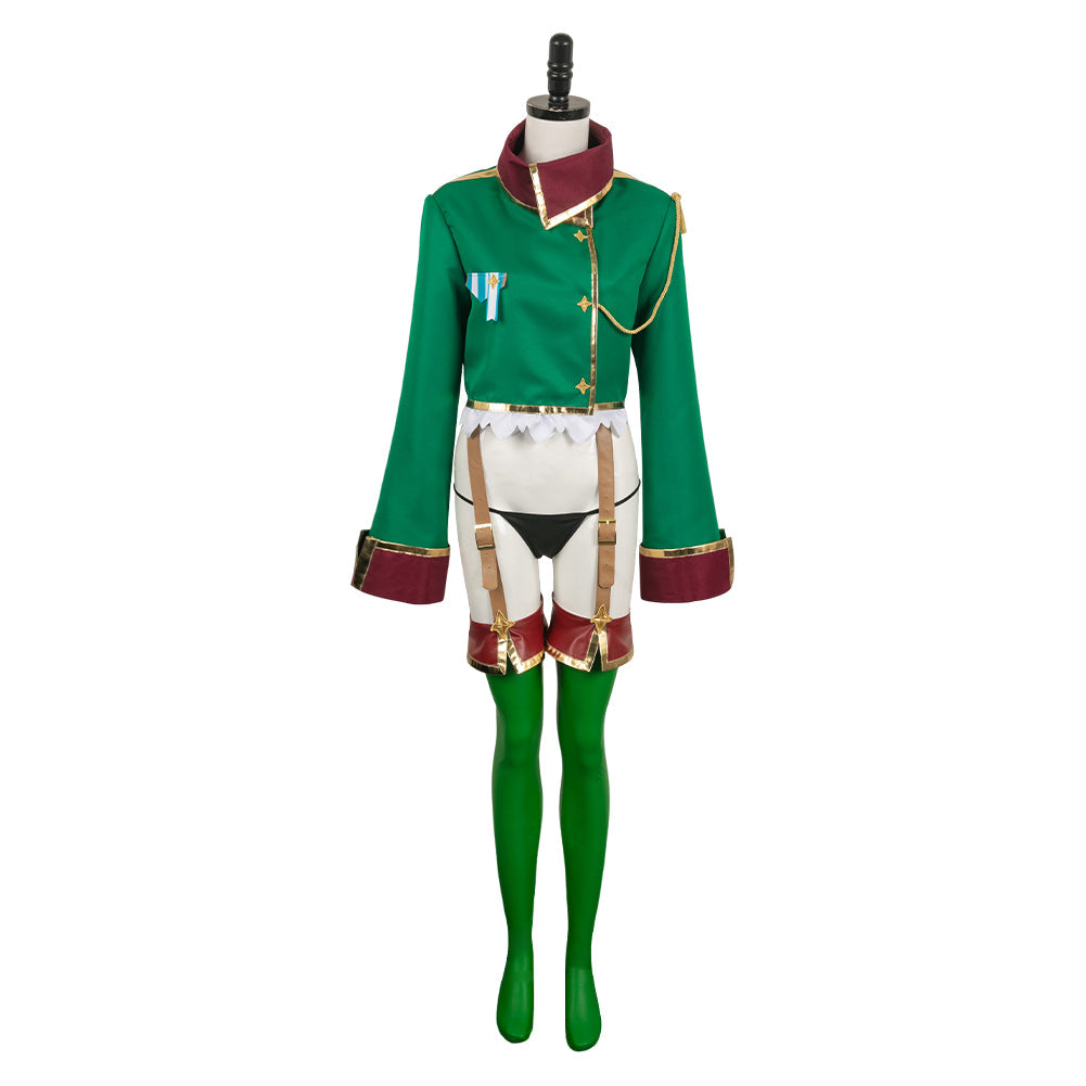 Araga Kiwi Women Green Outfit Cosplay Costume From Yinocosplay.com