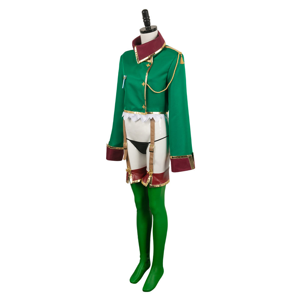 Araga Kiwi Women Green Outfit Cosplay Costume From Yinocosplay.com