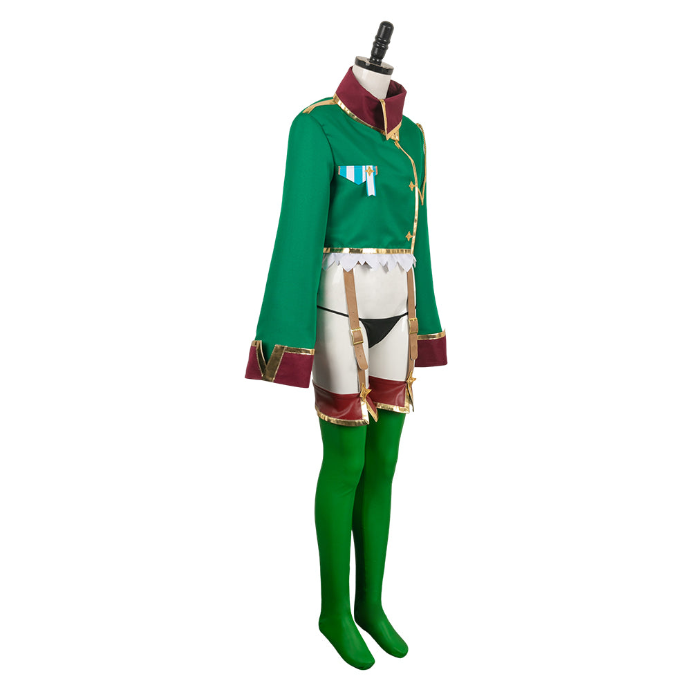 Araga Kiwi Women Green Outfit Cosplay Costume From Yinocosplay.com