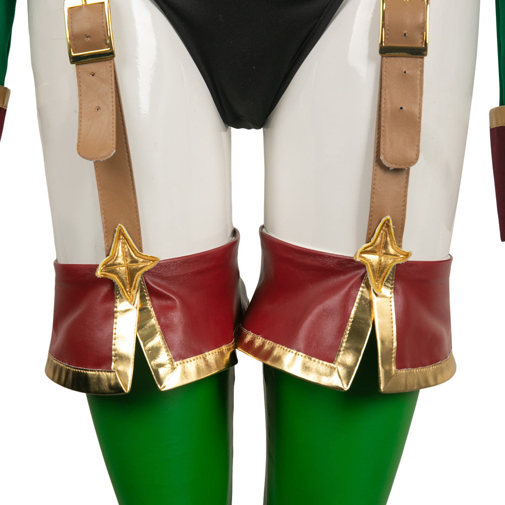 Araga Kiwi Women Green Outfit Cosplay Costume From Yinocosplay.com