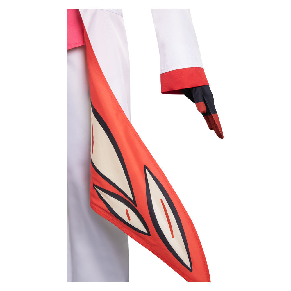 Hazbin Hotel Lucifer Morningstar White Combat Suit Party Carnival Halloween Cosplay Costume From Yinocosplay.com