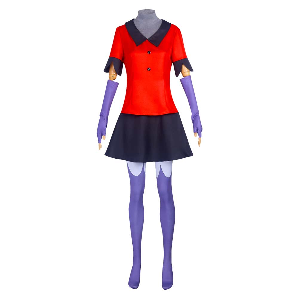 Vaggie Women Red Dress Cosplay Costume From Yinocosplay.com