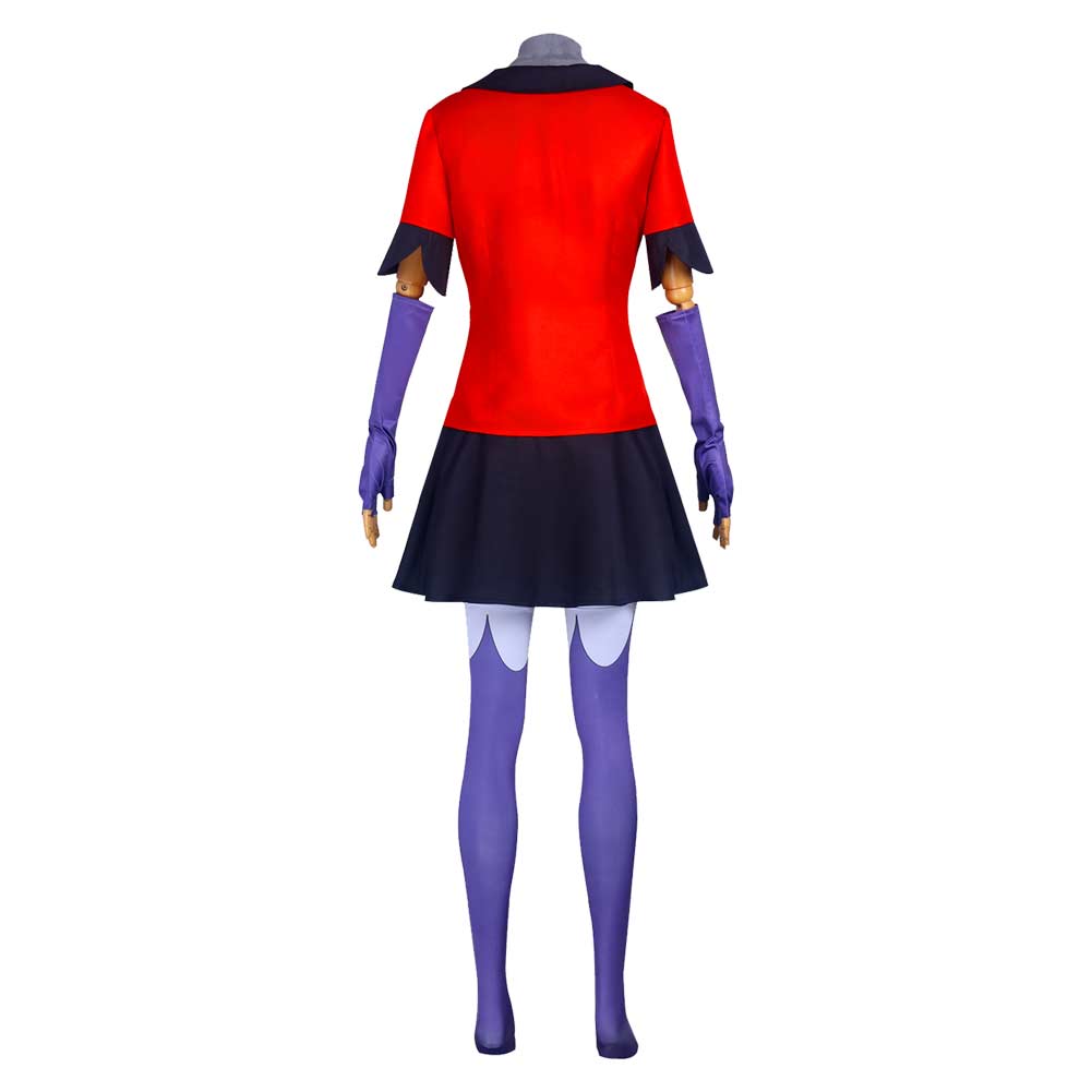 Vaggie Women Red Dress Cosplay Costume From Yinocosplay.com