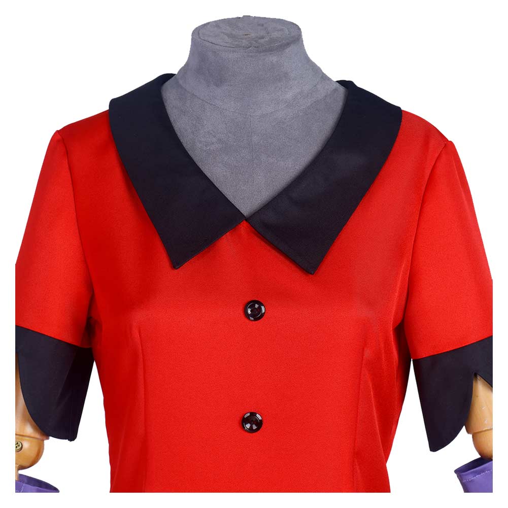 Vaggie Women Red Dress Cosplay Costume From Yinocosplay.com