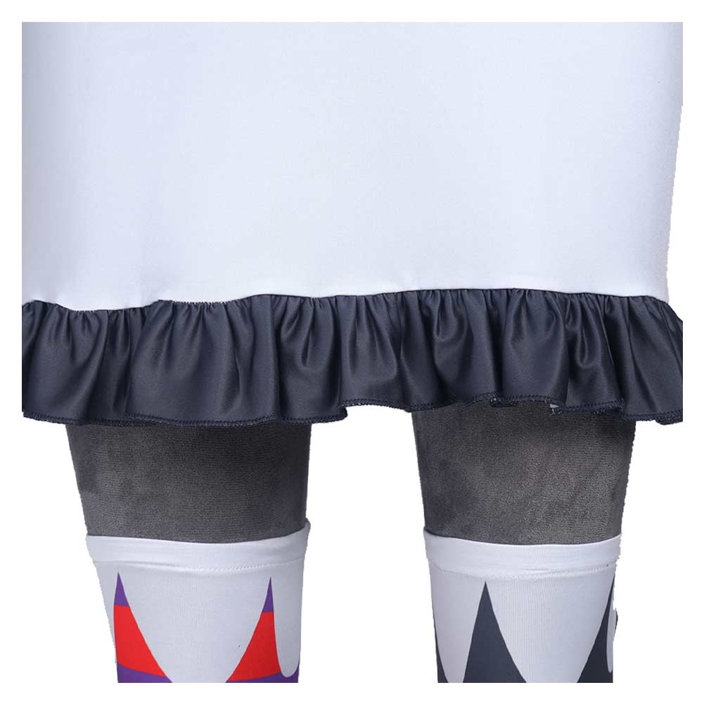 Vaggie Women White Dress Cosplay Costume From Yinocosplay.com
