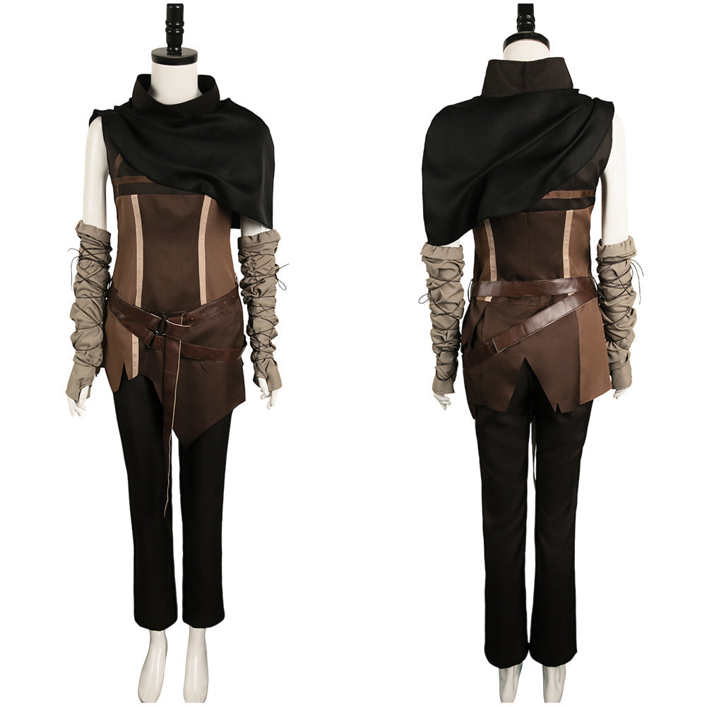 Hellblade: Senua's Sacrifice Senua Women Black Outfit Party Carnival Halloween Cosplay Costume From Yinocosplay.com