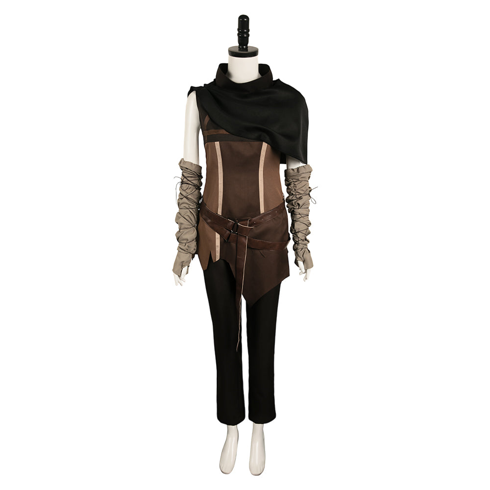 Hellblade: Senua's Sacrifice Senua Women Black Outfit Party Carnival Halloween Cosplay Costume From Yinocosplay.com