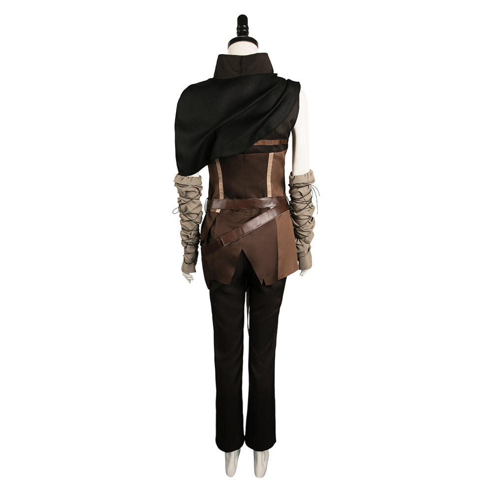 Hellblade: Senua's Sacrifice Senua Women Black Outfit Party Carnival Halloween Cosplay Costume From Yinocosplay.com