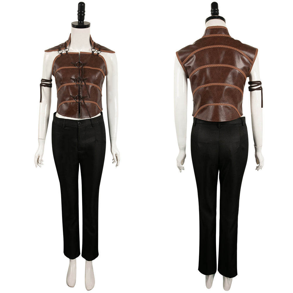Hellblade: Senua's Sacrifice Senua Women Brown Outfit Party Carnival Halloween Cosplay Costume From Yinocosplay.com