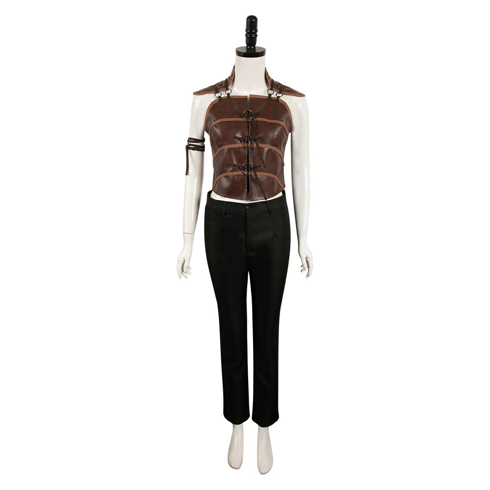 Hellblade: Senua's Sacrifice Senua Women Brown Outfit Party Carnival Halloween Cosplay Costume From Yinocosplay.com