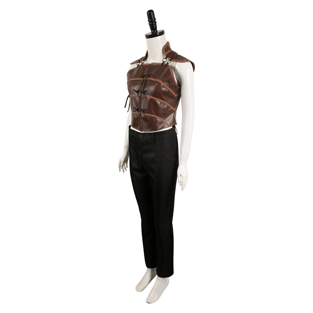 Hellblade: Senua's Sacrifice Senua Women Brown Outfit Party Carnival Halloween Cosplay Costume From Yinocosplay.com