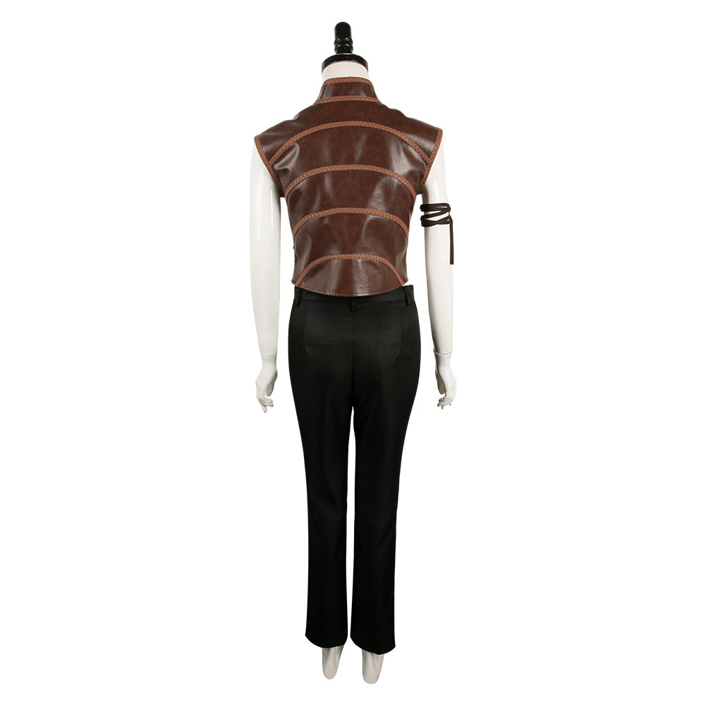 Hellblade: Senua's Sacrifice Senua Women Brown Outfit Party Carnival Halloween Cosplay Costume From Yinocosplay.com