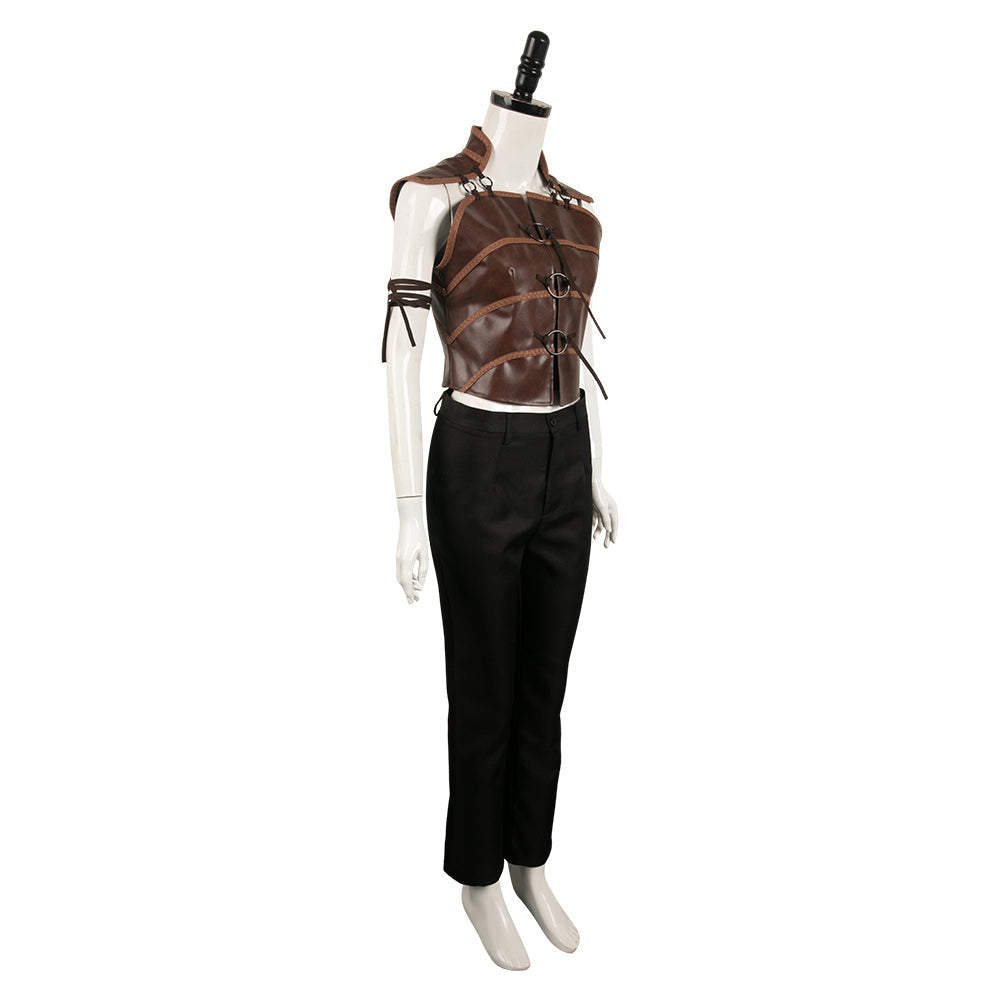 Hellblade: Senua's Sacrifice Senua Women Brown Outfit Party Carnival Halloween Cosplay Costume From Yinocosplay.com