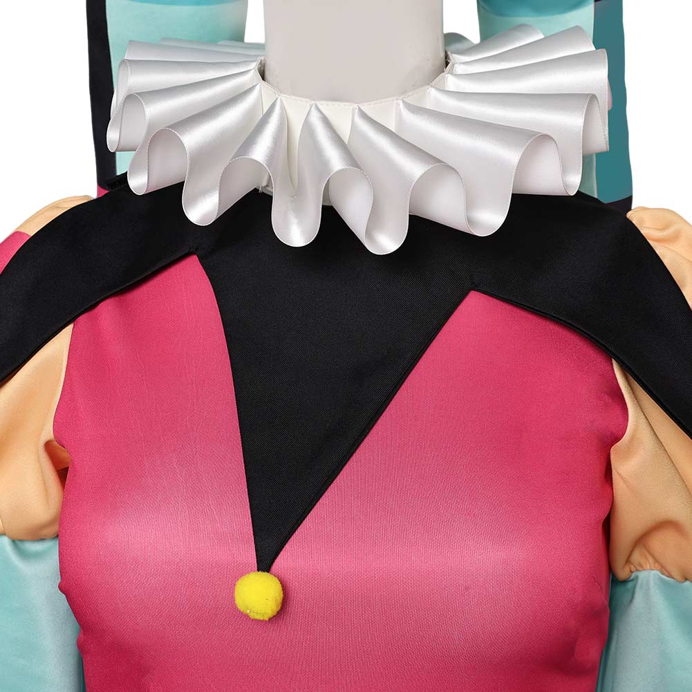 Helluva Boss Hazbin Hotel Fizzarolli Women Clown Suit Party Carnival Halloween Cosplay Costume From Yinocosplay.com